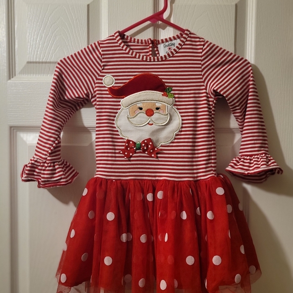 Counting Daisies Toddler Christmas Dress 4T - Picture 1 of 4